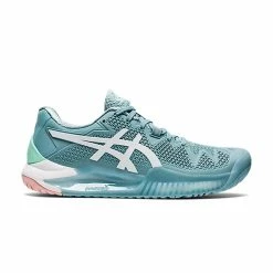 Asics Gel Resolution 8 (Women's) - Smoke Blue/White