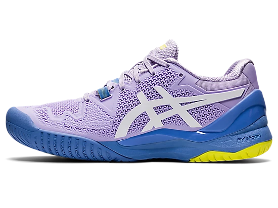 Asics Gel Resolution 8 (Women's) - Murasaki/White (Available Size: 7.5) - Image 2