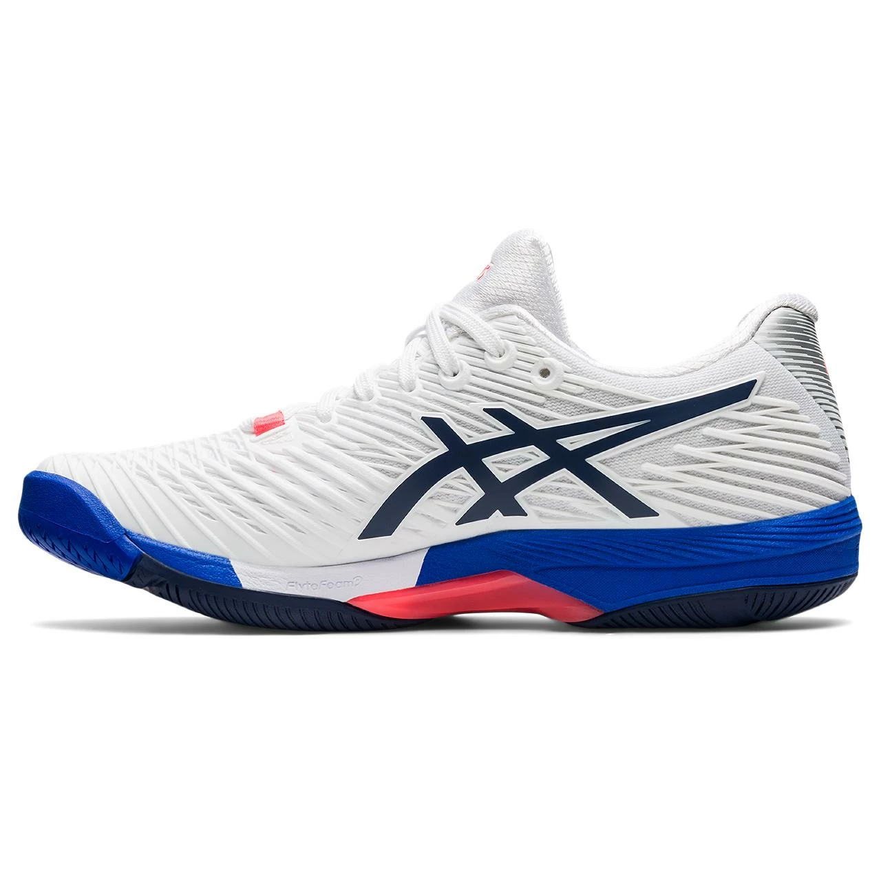 Asics Solution Speed FF 2 (Women's) - White/Peacoat - Image 2