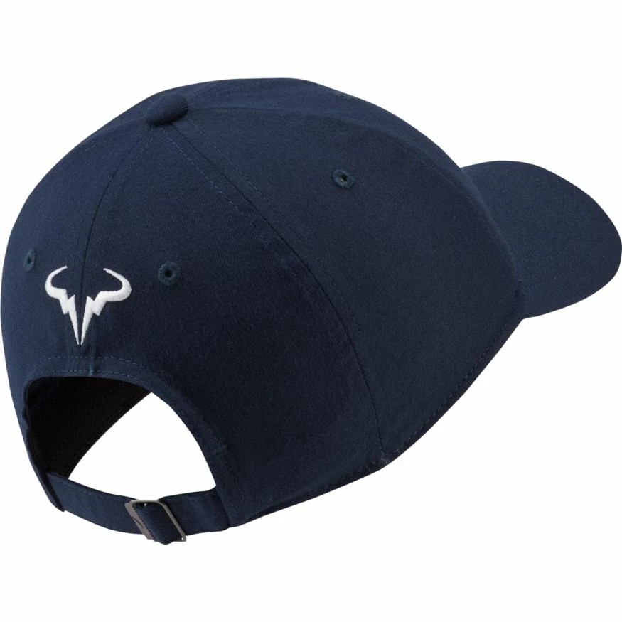 Nike AeroBill Heritage86 Rafa Hat - Obsidian/White - Image 2