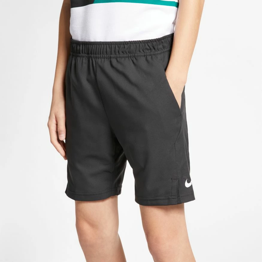 Nike Court Dri-FIT Tennis Shorts (Boy's) - Black (Available Size: XS) - Image 4