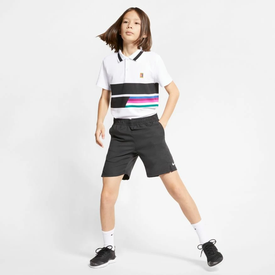 Nike Court Dri-FIT Tennis Shorts (Boy's) - Black (Available Size: XS) - Image 7