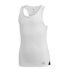 Adidas Club Tank (Girl's) - White/Matte Silver/Black (Available Size: L)