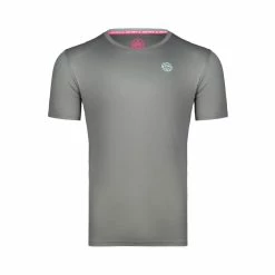 Bidi Badu Evin Tech Round-Neck Tee (Boy's) - Grey/Mint