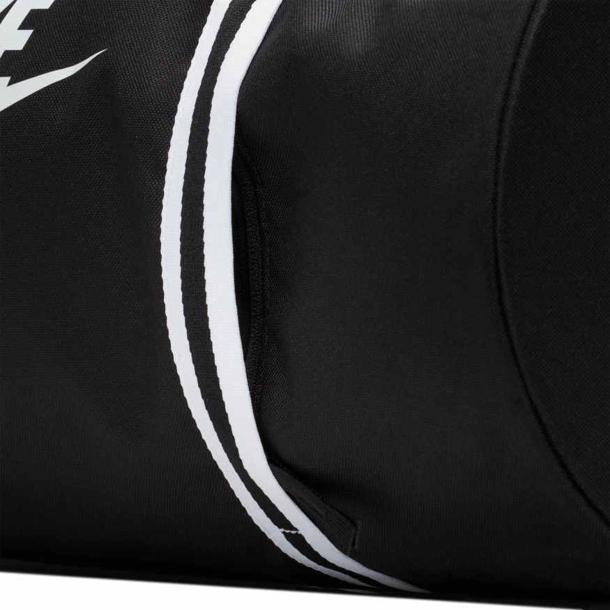 Nike Heritage Duffel Bag - Black/White - Image 5