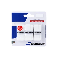 Babolat Pro Tour Overgrip 3 Pack - White