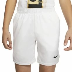 Nike Court Dri-FIT Victory Shorts (Boy's) - White/Black