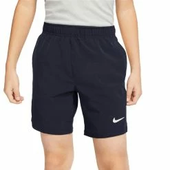 Nike Court Dri-FIT Victory Shorts (Boy's) - Obsidian/White