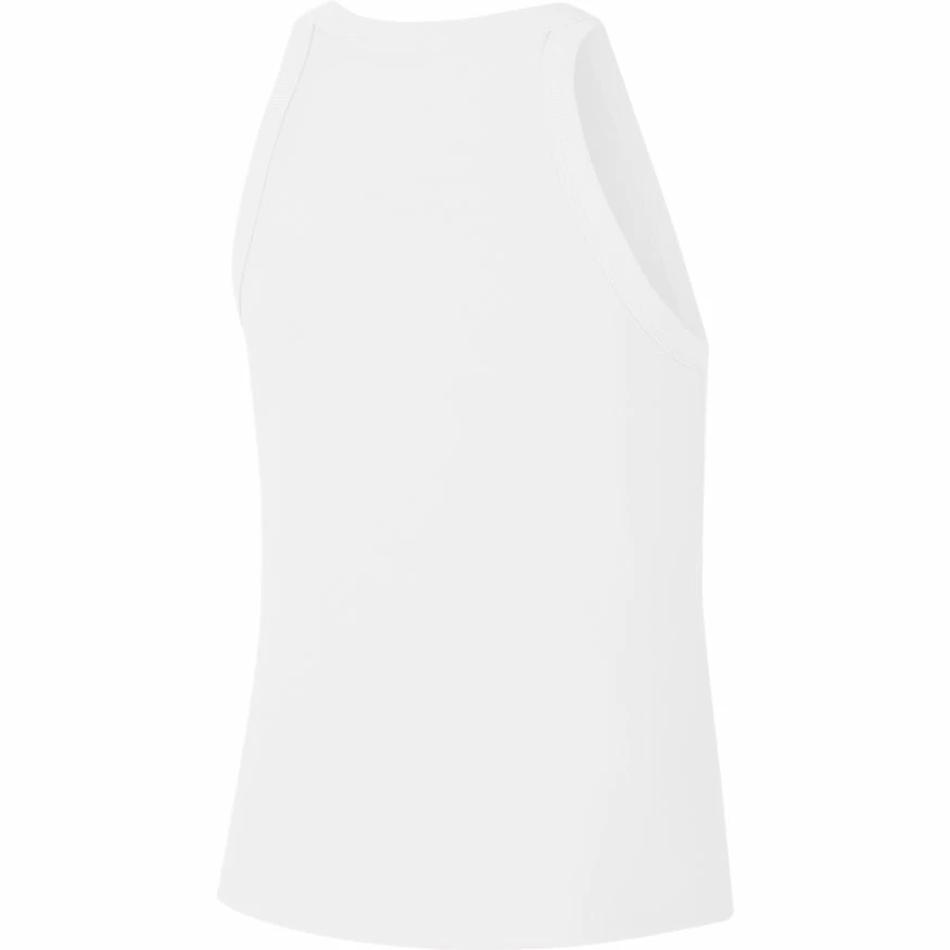 Nike Court Dri-Fit Tennis Tank (Girl's) - White/Black - Image 2