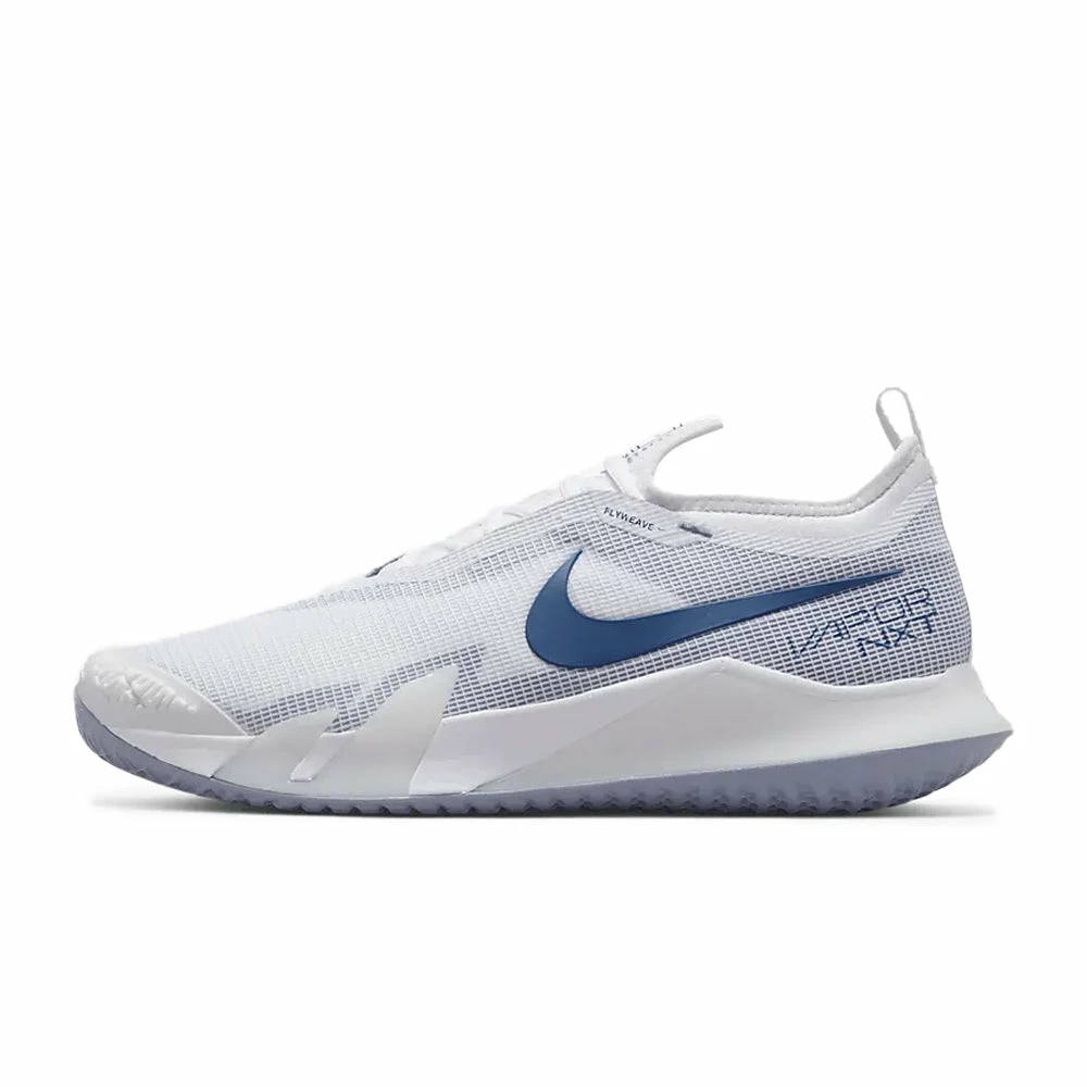 Nike Court React Vapor NXT (Men's) - White/Ashen Slate/Volt/Mystic Navy - Image 3