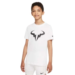 Nike Dri-Fit Rafa Tee SSNL (Boy's) - White/Black (Available Size: S, M)