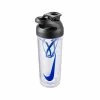 Nike Hypercharge Shaker Bottle 24oz - Clear/Black/Game Royal