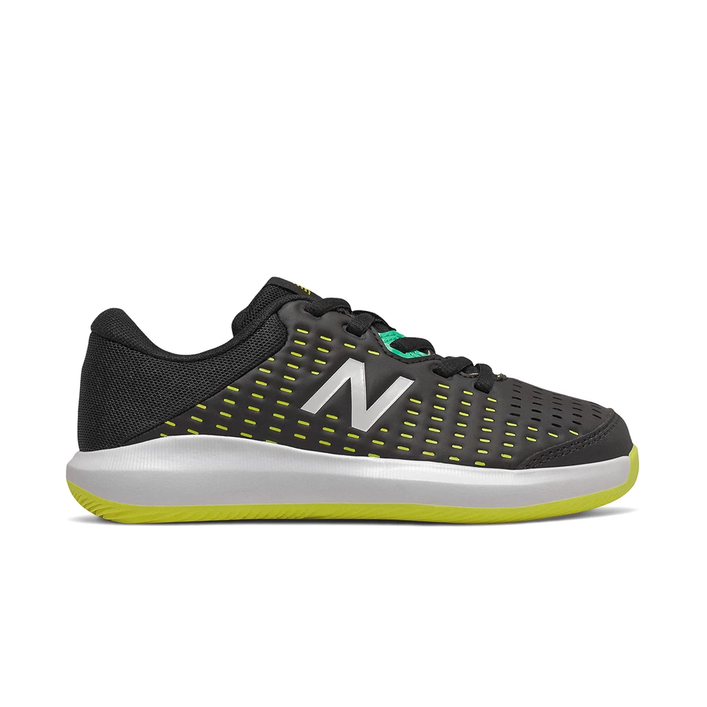 New Balance 696V4 (Junior) - Black/Sulphur Yellow/Neon Emerald (Available Size: 10.5K, 11K)