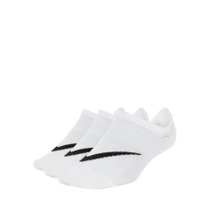 Nike Everyday Lightweight No Show Footie Socks 3-Pack (Junior's) - White/Black