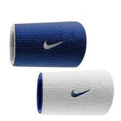 Nike Dri-Fit Home & Away Doublewide Wristbands - Varsity Royal/White