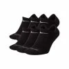 Nike Everyday Plus Cushion No Show Socks (6 Pack) - Black/White