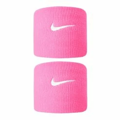 Nike Premier Tennis Wristbands (Women's) - Pink Glow/White