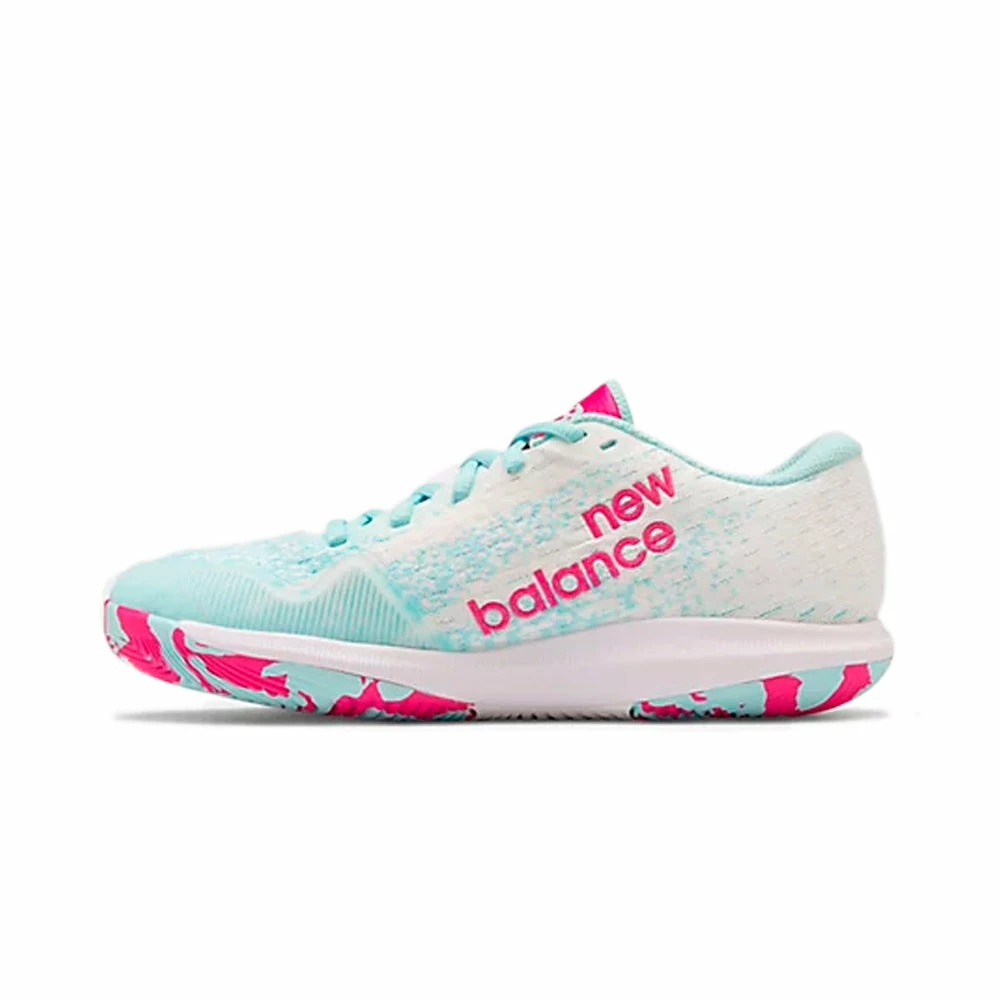 New Balance FuelCell 996N4 B (Women's) - White/Pink Glo/Glacier (Available Size: 11) - Image 2