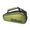 Wilson Blade V8 Super Tour 9 Pack Bag - Black/Green