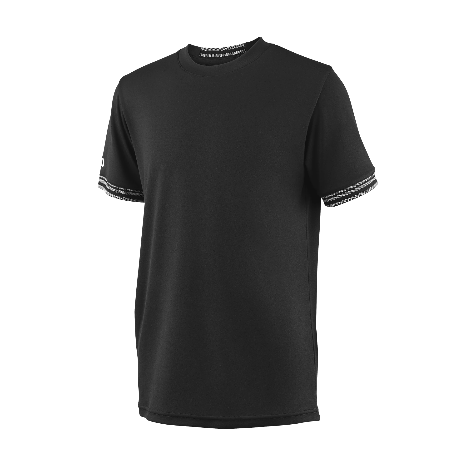 Wilson Team Solid Crew Top (Boy's) - Black