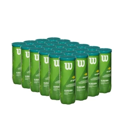 Wilson Us Open Green Tournament Transition Tennis Ball - Case (24 Cans / 72 Balls)