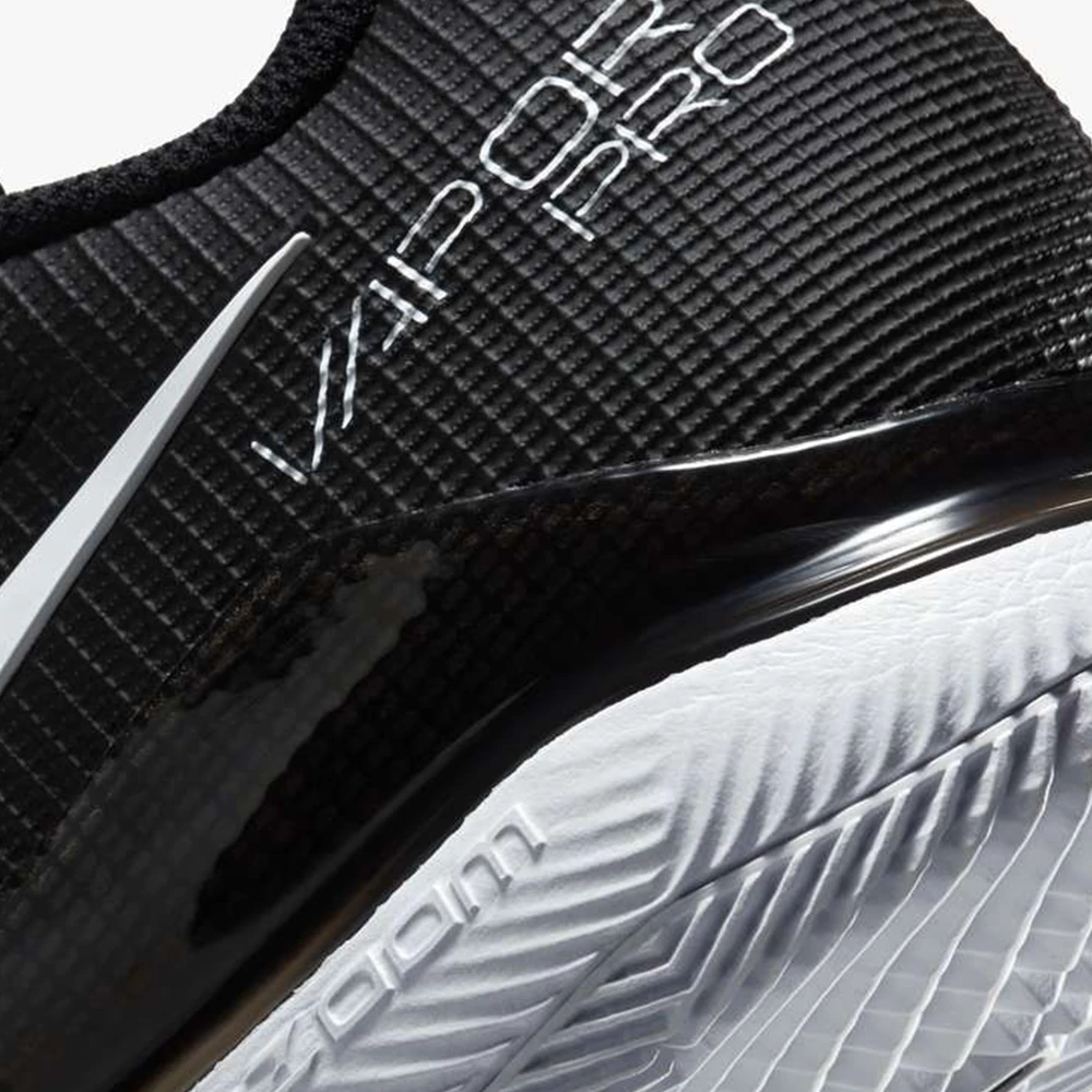 Nike Court Air Zoom Vapor Pro (Men's) - Black/White - Image 4