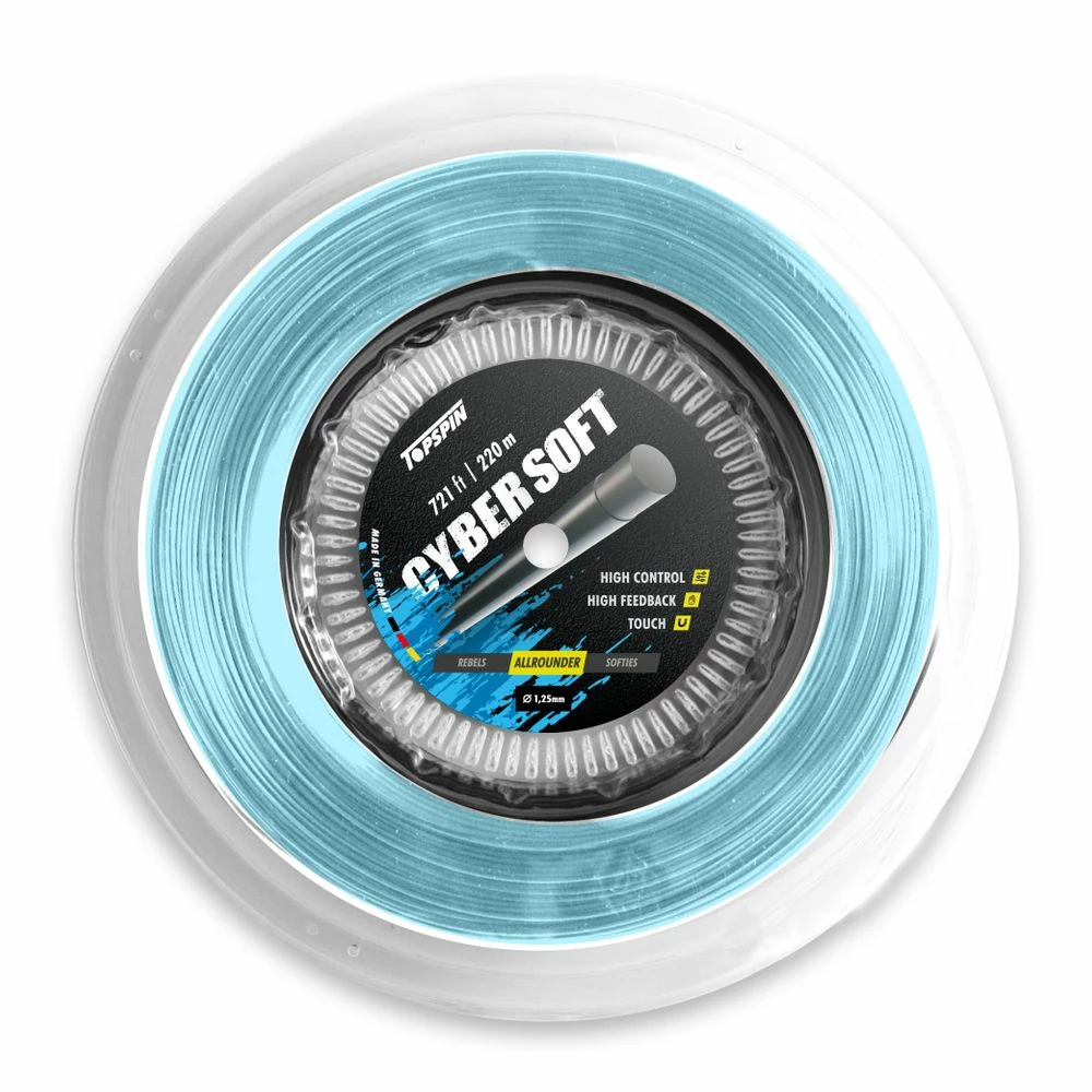 Top Spin Topspin Cyber Soft (220m) - 1.25mm - Turquoise
