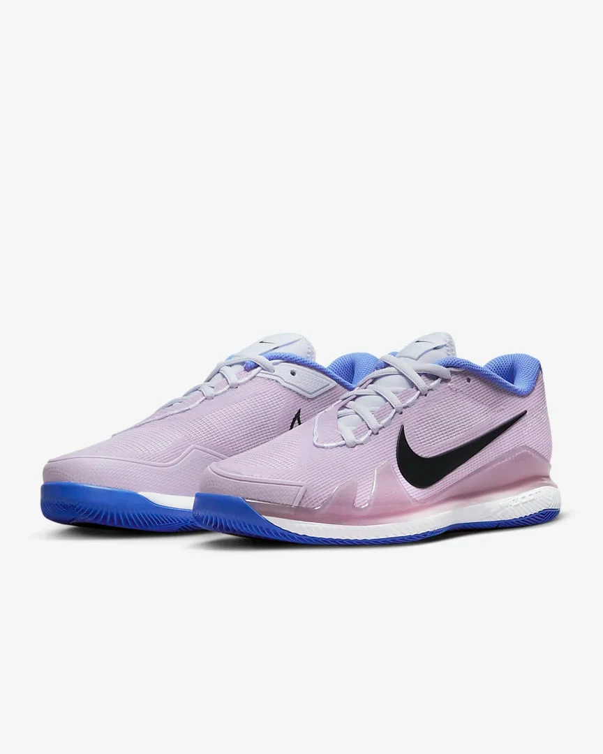 Nike Court Air Zoom Vapor Pro (Women's) - Football Grey/Doll/Medium Blue/Black - Image 4