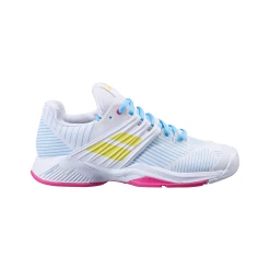 Babolat Propulse Fury All Court (Women's) - White/Sulphur Spring (Available Size: 6.5, 9.5, 10)