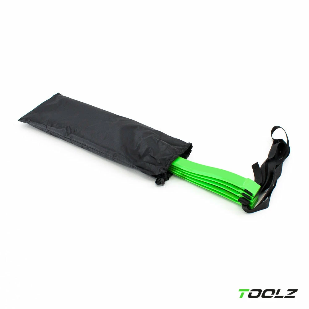 Toolz Agility Ladder (8m) - Black/Green - Image 2