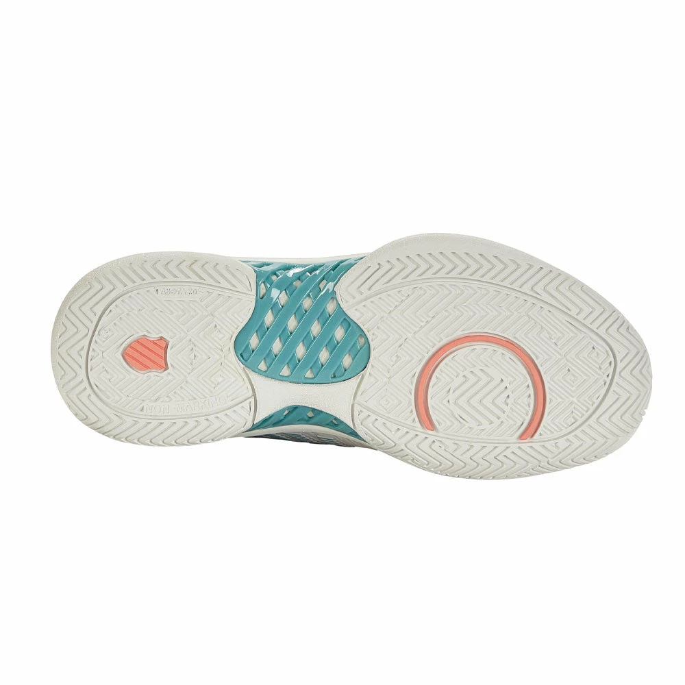 K-Swiss Hypercourt Express 2 (Women's) - White/Nile Blue/Desert Flower - Image 3